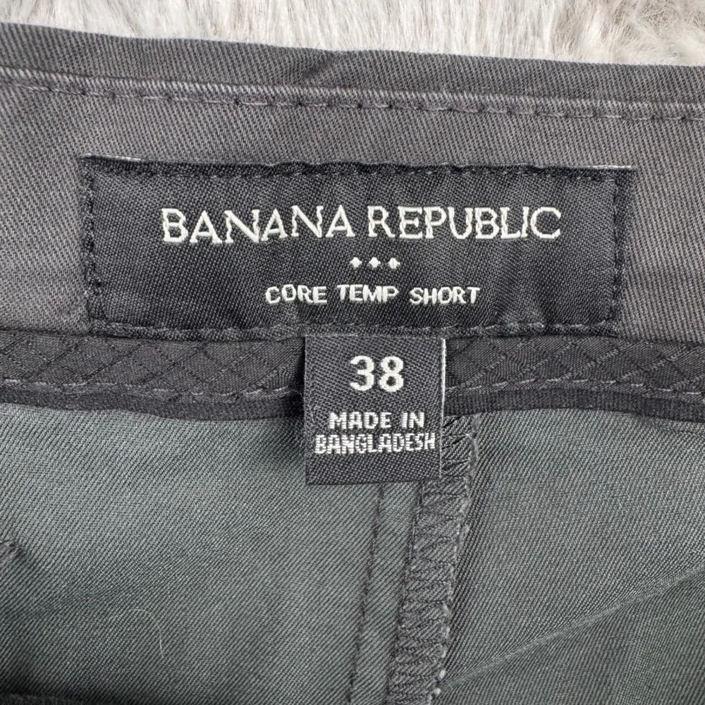 Banana Republic Shorts Men's Size‎ 38 Core Temp 7 Inch Flint Grey Flat Front